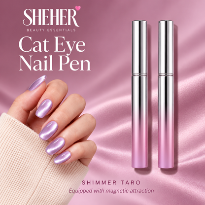 Sheher 7-in-1 Magnetic Cat Eye Nail Gel Pen Portable