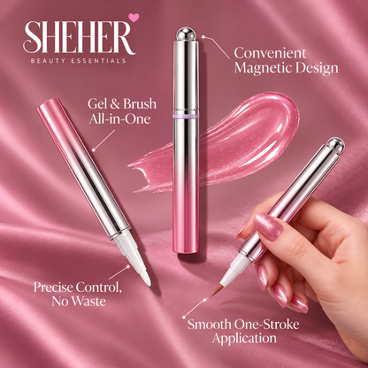 Sheher 7in1 Magnetic Cat Eye Nail Gel Pen Portable